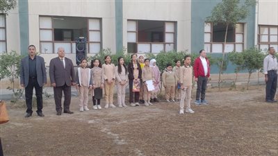 مكافأت وتكريم فى جولة مفاجئة لوكيل تعليم الفيوم لمدرسة بنات أبشواي