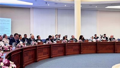 رئيس جامعة المنصورة يترأس جلسة 