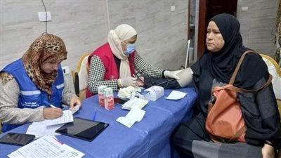 جامعة السويس تنظم قافلة طبية توعوية بجمعية الغريب بحي الأربعين