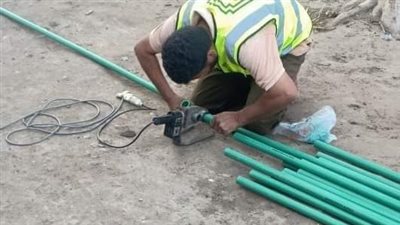 تركيب 80 وصلة مياه منزلية للأسر الأكثر إحتياجاً بقرى أبو حماد