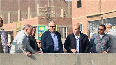 وزير الري يتفقد حالة المخرات ومنشآت الحماية من أخطار السيول بمحافظة الجيزة