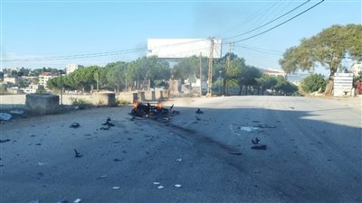 قتيل بضربة إسرائيلية لدراجة نارية في جنوب لبنان
