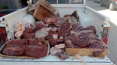 ضبط 176 كيلو لحوم ودواجن غير صالحة للاستهلاك بالفيوم 
