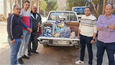 ضبط 5720 عبوة سلع غذائية ومنظفات منتهية الصلاحية بالفيوم 