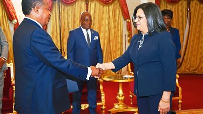 سفيرة مصر في برازافيل تقدم أوراق الاعتماد إلى رئيس جمهورية الكونغو