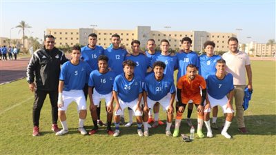 طلاب جامعة حلوان يشاركون في لقاء رياضي مع الكلية الجوية