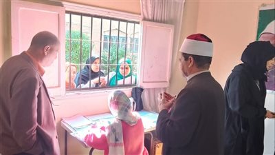 إقبال على التقدم للعمل بنظام الحصة بالمعاهد الأزهرية بالإسماعيلية 