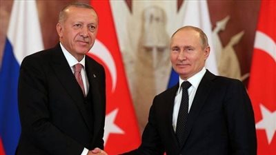 الرئيسان الروسي والتركي يبحثان هاتفيًا القضايا الإقليمية والدولية