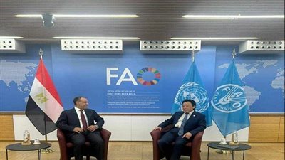 في مستهل زيارته إلى روما.. وزير الخارجية والهجرة يلتقي مُدير عام منظمة الأغذية والزراعة 