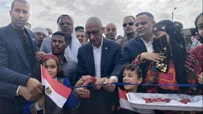 محافظ شمال سيناء يفتتح دار المناسبات بقرية رمانة