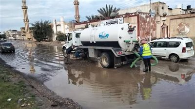 تطهير بلوعات الصرف الصحي وغرف تصريف الأمطار بشمال سيناء 