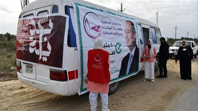  عيادة متنقلة بالفيوم لتقديم خدمات ومبادرات 100 مليون صحة 