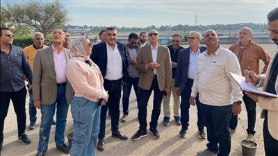 نائب رئيس هيئة المجتمعات العمرانية يتفقد المشروعات بمدينة دمياط الجديدة