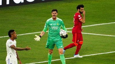 كورتوا يثني على محمد صلاح قبل مواجهة ريال مدريد وليفربول 