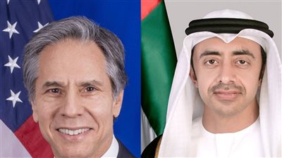 عبد الله بن زايد وبلينكن يبحثان التطورات الإقليمية والأوضاع في غزة ولبنان