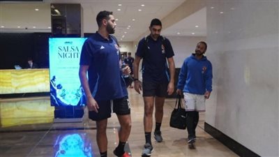 محاضرة بالفيديو للاعبي سلة الأهلي قبل المران الأول في البحرين