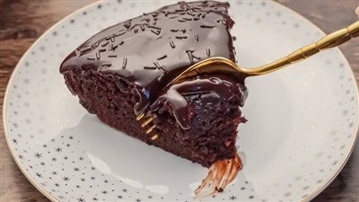 حلوى سريعة| طريقة تحضير كيكة الشوكولاتة الداكنة بدون دقيق