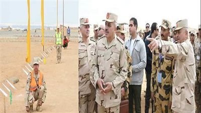 وزير الدفاع يتفقد وحدات القوات المسلحة المخطط اشتراكها بإحدى مهام الاتحاد الإفريقي