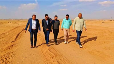 رئيس جهاز العبور الجديدة يتفقد المناطق المضافة للمدينة لمتابعة سير العمل في ملف التقنين