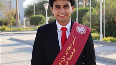  فيصل عمر رئيساً لاتحاد طلاب جامعة المنيا 