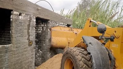 إزالة 440 حالة تعد علي الأراضي الزراعية وأملاك الدولة بالبحيرة