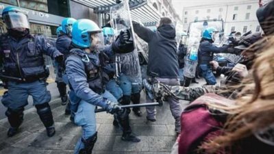 إضراب عام ضد الحكومة في إيطاليا.. مظاهرات حاشدة من تورينو إلى نابولي