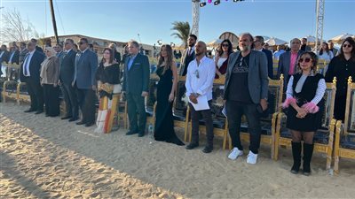 بدء حفل ختام الدورة الأولى من مهرجان الفيوم السينمائي بحضور نجوم الفن