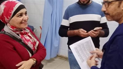 وكيل صحة بني سويف يفاجئ مستشفى الواسطى المركزي