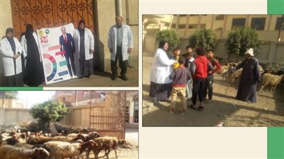 بيطري الشرقية ينظم قافلة علاجية توعوية وقائية مجانية بقرية مباشر 