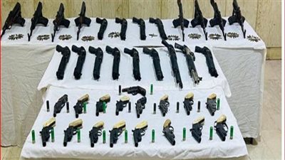 ضبط 34 قضية سلاح ناري في أسيوط 