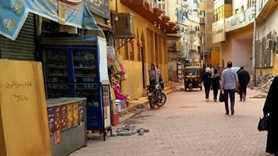 محافظ أسوان: تركيب الإنترلوك بشارع المدارس