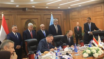 بروتوكول تعاون بين جامعتى دمنهور والإسكندرية في مجال التعليم العالي