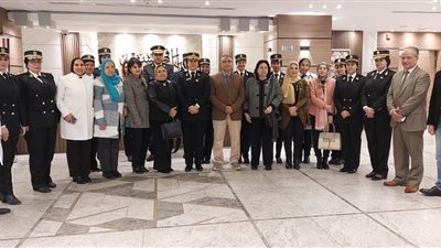 لجنة الصحة والسكان بقومي المرأة تزور مستشفى الشرطة بالعجوزة