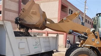  رفع 26طن من القمامة والمخلفات بمجلس قروى الشعانية بقنا