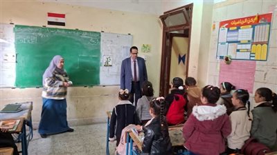 وكيل تعليم العربية يتابع عدد من مدارس إدارة غرب طنطا 