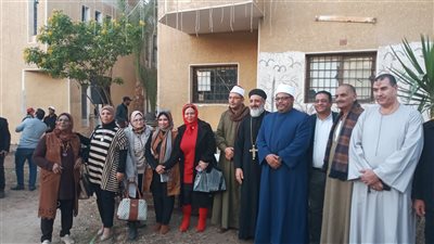 فقرات فنية متنوعة فى دار الرعاية لكبار السن في بني سويف