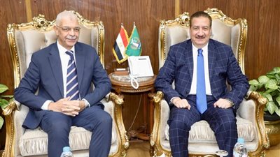 محافظ المنوفية يبحث  سبل تعزيز التعاون مع الجامعة 