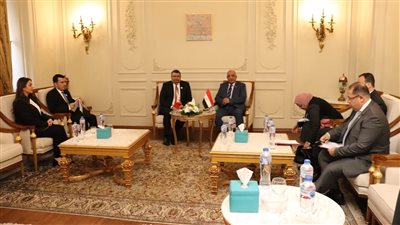 عصمت يبحث سبل دعم وتعزيز التعاون مع وزير الطاقة البحريني 