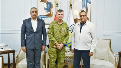 محافظ جنوب سيناء يستقبل رئيس جهاز الاتصال و مدير عام القوة متعددة الجنسيات