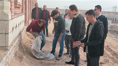 محافظ القليوبية صور مقابر الخانكة المتداولة ليف نخيل وليست رفات موتى