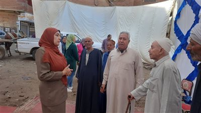 محافظ الدقهلية يتابع أعمال القافلة المتكاملة بقرية اويش الحجر 