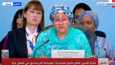 نائبة الأمين العام للأمم المتحدة: هدفنا تأمين وإيصال المساعدات الإنسانية إلى غزة