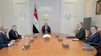 السيسي يستقبل الرئيس التنفيذي لشركة لـ 
