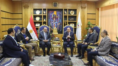  جامعة المنصورة تبحث تعزيز التعاون المشترك مع ا لوكالة الأمريكية للتنمية USAID 