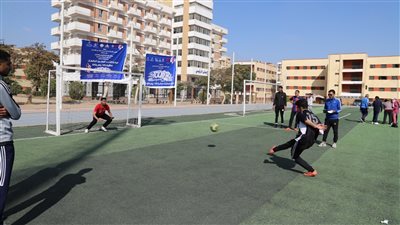 انطلاق مبادرة 100 يوم رياضة في جامعة عين شمس (صور) 