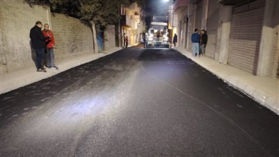 رصف طريق مستشفى محلة مرحوم الجديدة لخدمة المرضى