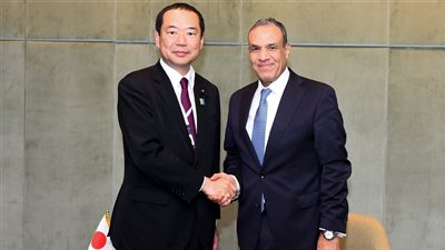 وزير الخارجية يبحث مع نظيره الياباني سبل تعزيز التعاون بين البلدين