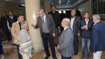 محافظ الغربية يتفقد إدارات الديوان العام والمبنى الإداري الجديد