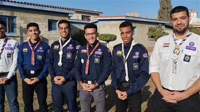 وفد جامعة حلوان يشارك في المعسكر التوعوي لجوالي الجامعات 