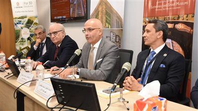 رئيس جامعة عين شمس يفتتح المؤتمر الدولي للمتاحف المستدامة 